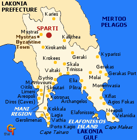 Monemvasia Map